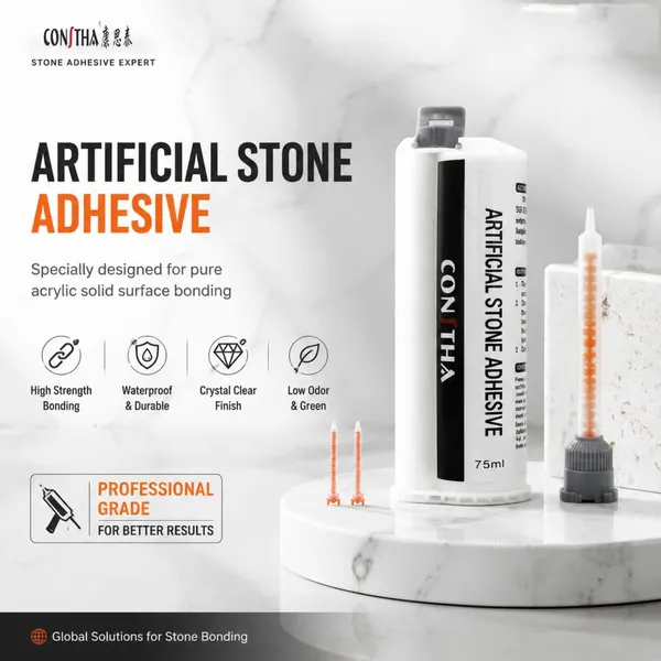 CONSTHA 75ML Pure Acrylic Artificial Stone Adhesive