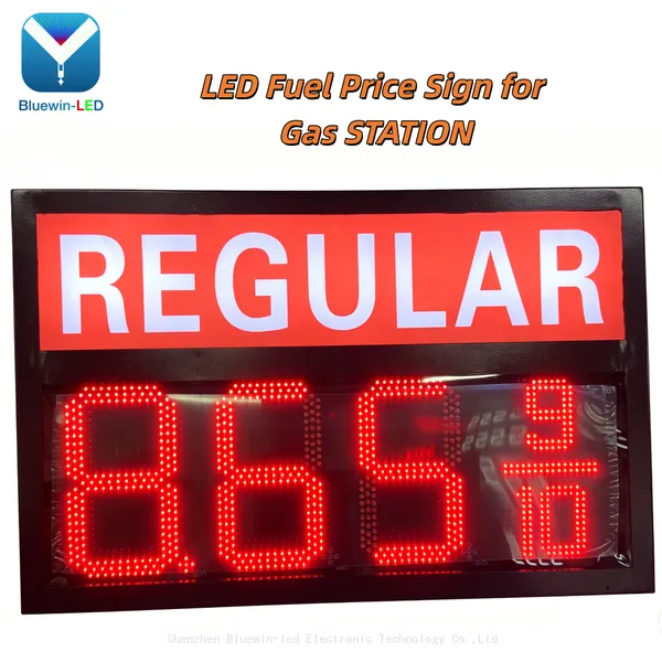 Gas Station LED Price Sign Manufacturer | Digital Fuel Price Board photo-4