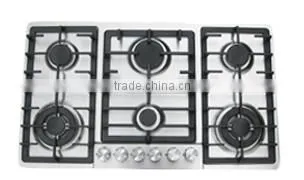 Hot Selling Stainless Steel Five Burner Gas Hob Gas Stove