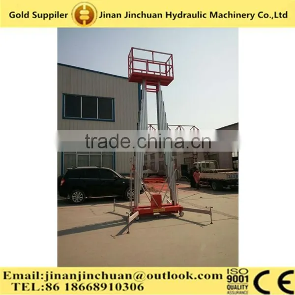 Hydraulic Double Column Aluminum Alloy Elevator/double Mast Aluminum Alloy Lift Platform photo-4