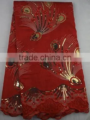Mitaloo George Fabric African Raw Silk George Fabric With Sequins MGP1002 photo-4
