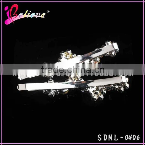 Bling Bling Rhinestone Hair Bobby Pins Flower Hairpin, Hair Accessories for Women photo-3