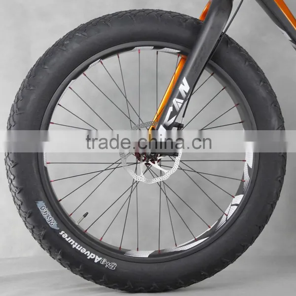 New Arrival 26er Fat Frame BB100mm Rear 190mm Carbon Complete Fat Bike photo-6