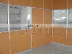 Modern Office Half Board and Glass Types of Partition Walls(SZ-WS642) photo-6