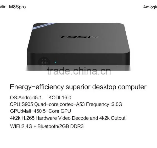 Vensmile T95N Mini M8Spro 2GB/8GB Amlogic S905 T95N Mini M8Spro Android 5.1 Smart tv Box Kodi 16.0 T95n tv Box photo-6