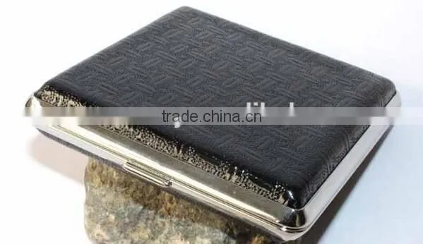 Ultrathin Leather Cigarette Cases Branded Cigar Boxes Wholesaler,High Quality Fashion Smoking Box,Travel Leather Cigar Case photo-4
