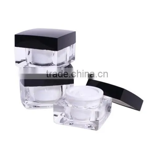 Square Double Walled Cream Jar (144AA-GR705A Series) photo-2