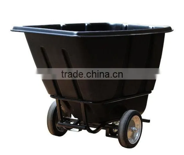 Tilt Truck, 1/2 Cu. Yd. Volume Capacity, 1400 Lb. Load Capacity, Heavy-Duty Forkliftable Hopper Type
