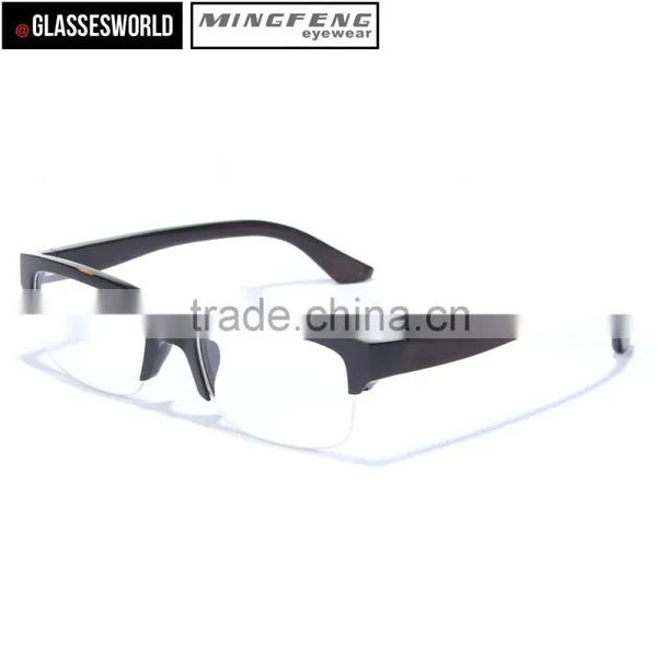2015 Wood Half Frame Glasses Fashionable Wood Optical Frames FW951 photo-2