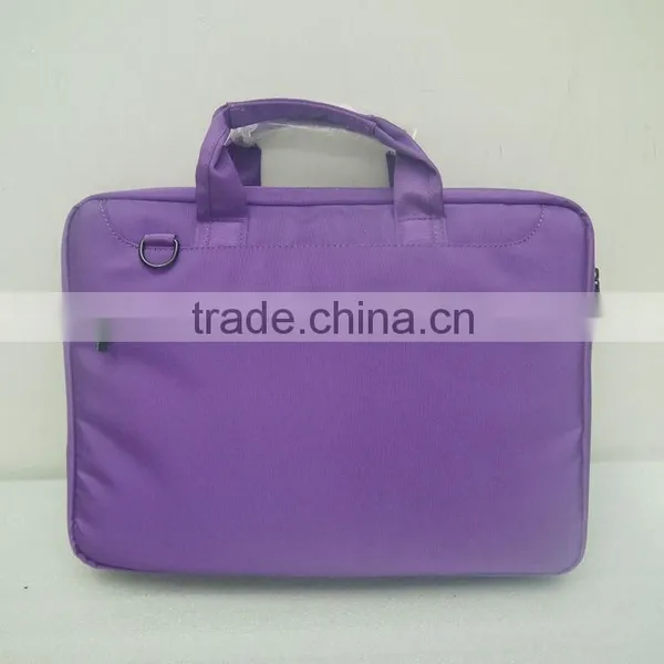 The high quality laptop Computer Bags purple Water-proof Computer Bag