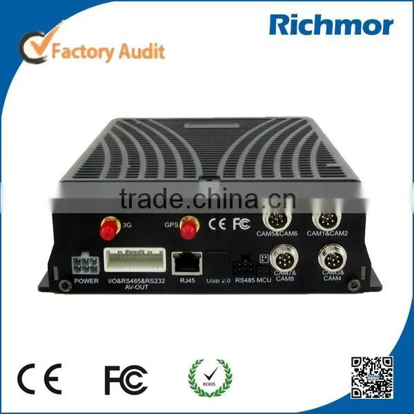 4CH D1 SD+HDD Storage 3G WIFI & GPS Mobile DVR Shockproof
