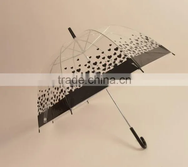 China Customized Material POE Apollo Umbrella With Plastic Handle Most Popular