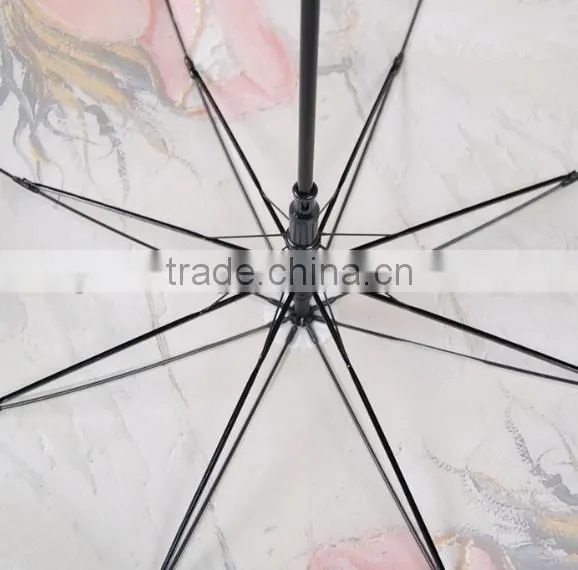Standard Girl Painting Straight Umbrella Size photo-4