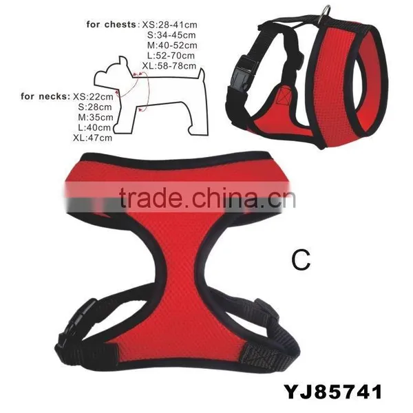 Speedy Pet Brand Breathable Light Dog Harness Red/black Pet Harness S Size photo-3