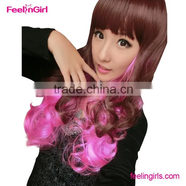 Colorful Synthetic Wig for Party Funny Hair Wigs photo-5