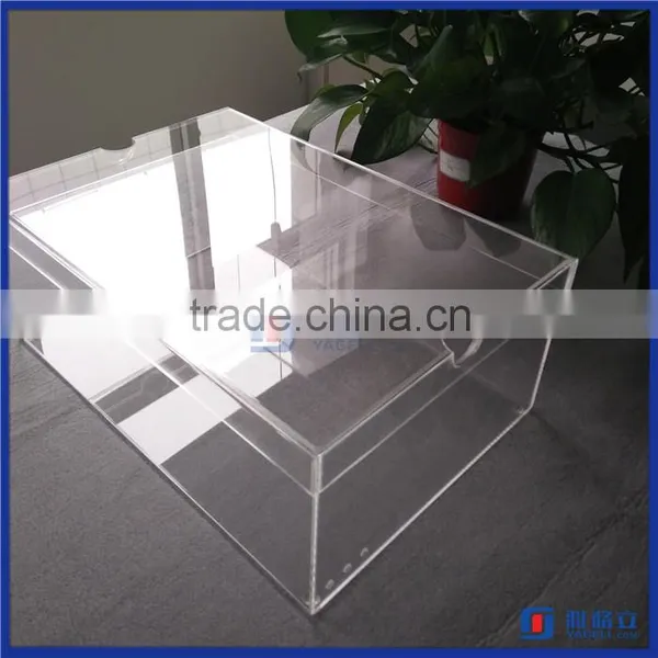 2016 Hot!! Custom-made Transparent Shoe Box for Man Sneaker / Clear Acrylic Shoe Boxes photo-6