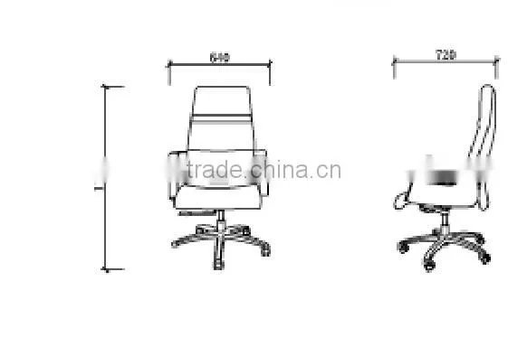 Red Leather Office Chair Parts Manufacturer GZH-CK0077 photo-2