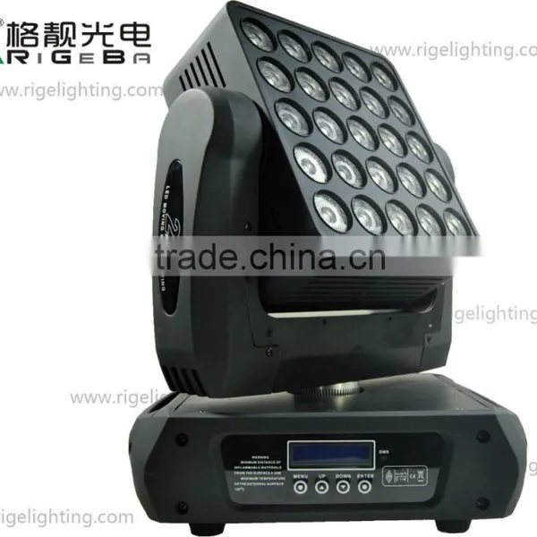Fresh New Hot Selling 25*10w RGBW 4in1 Infinite Matrix Blinder Disco Stage Light Led Moving Head Light photo-2