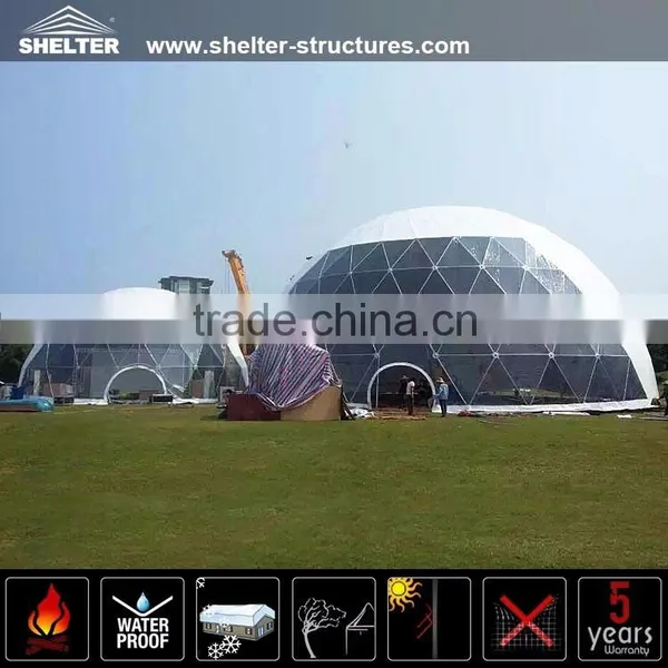 Multi-purpose Steel Structure Geodesic Dome Tent photo-2