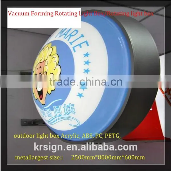 Rotating Light Box ,led Slim Aluminum Frame Light Box for Advertising photo-4
