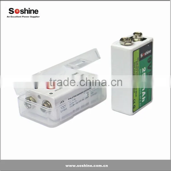 High Quality Batteries CE/ROHS Rechargeable NiMh 9v 250mah Battery photo-2