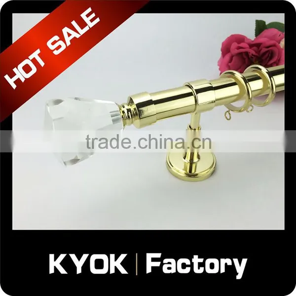 KYOK Double Curtain Rod Accessories , Golden Curtains Rods in Dubai photo-2