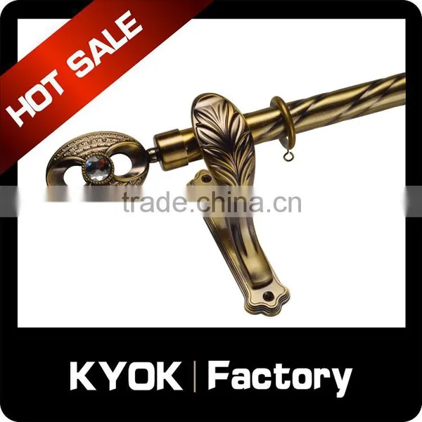 KYOK New Design Wrought Iron Products,aluminium Window Curtain Accessories,ceiling Mounted Curtain Rod photo-3