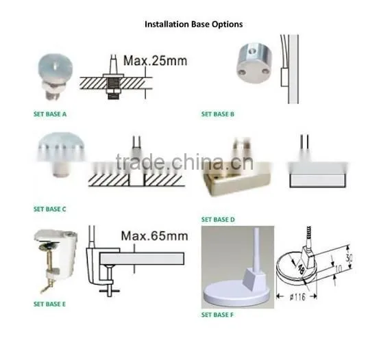 Energy Saving Home/Hotel Using Flexible LED Headboard Lamp With Multiple Base (SC-E101) photo-5