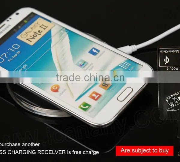 Crystal qi Wireless Charger for Mobile Phone