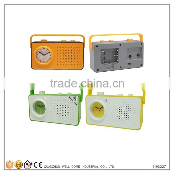 Cheap Handmade Plastic Radio Alarm Clock Voice Recorder photo-2