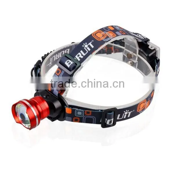 Dual Light Source AA Battery Zoom LED Light Ultra Bright Headlamp photo-2