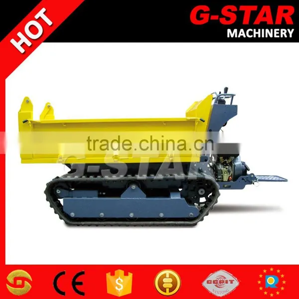 BY1000M Construction Tools ce Certificated Tracked Power Barrow photo-2