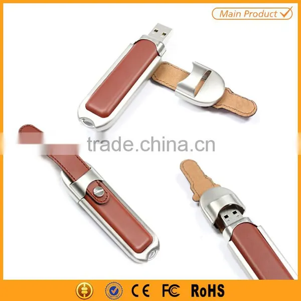Wholesale Hot Sell Leather Usb Flash Drive 1gb to 64gb photo-4