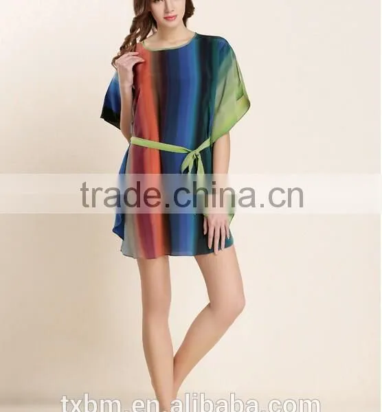 Loose Comfortable Short Sleeve Silk Pajama photo-2