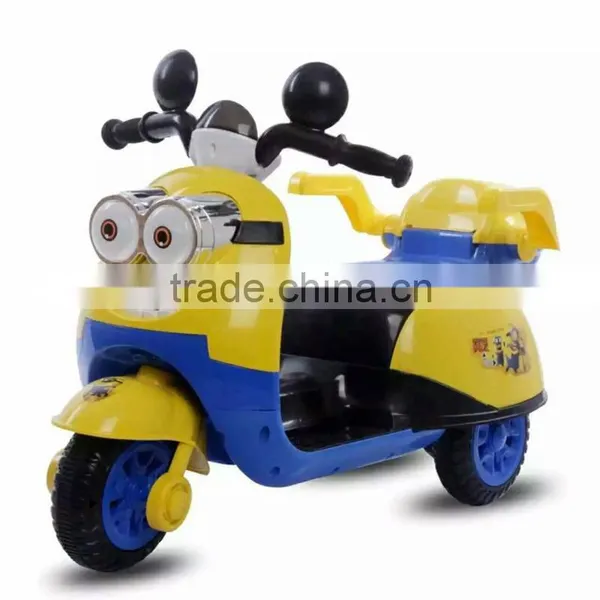 Cute Sytle Despicable Me Battery Kids Ride On 3 Wheel Powered Bicycle photo-2