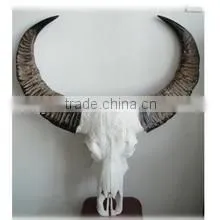 Modern Design Deer Head Buffalo Skull Resin Animal Head Wall Decoration photo-5