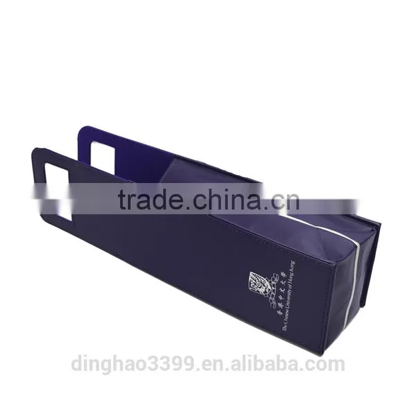 2016 Fashion Design Wine Bag Customized Luxury Wine Bag Portable Gift Bag With Tote photo-3