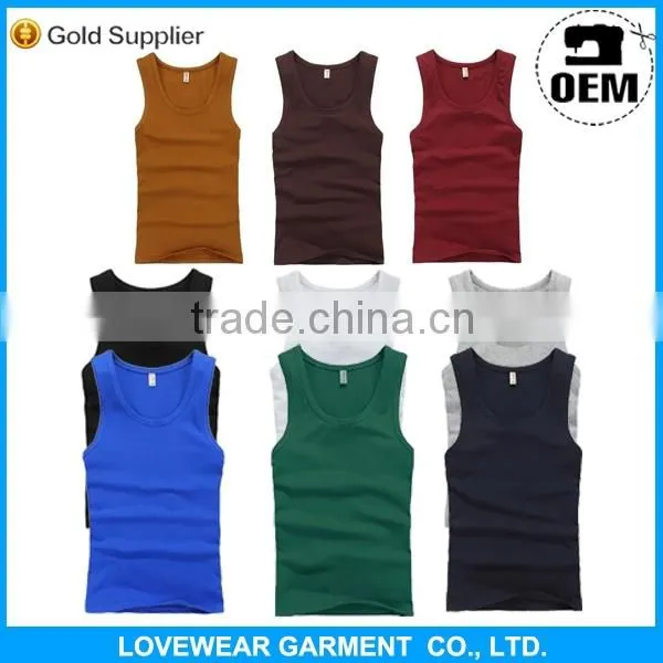 Professional Factory Cheap Price High Quality Customized OEM Service Export Cotton Tank Top