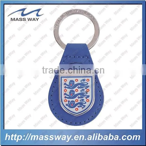 Souvenir Antique Customized Metal Leather Keychain photo-4
