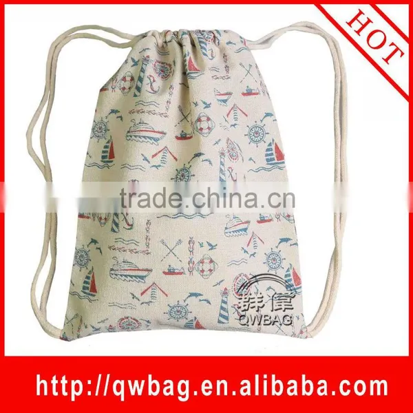 2016 China Customize Wholesale Cheap Promotion Velvet Fabric Draw String Pouch Waterproof Polyester/ Cotton Drawstring Shoe Bag photo-2