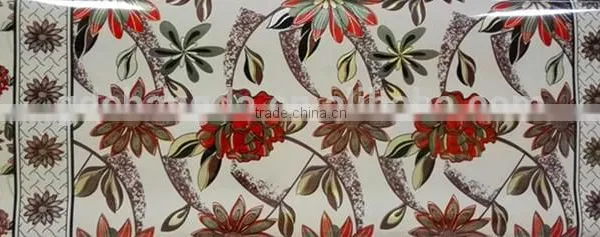 3D Laser Tablecloth Pvc Tablecloth in Roll Attractive Design With Flowers photo-3