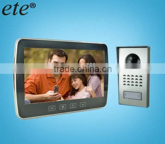 Factory DIY 10 Inch Good Night Vision Apartment Video Door Phone Intercom System photo-2