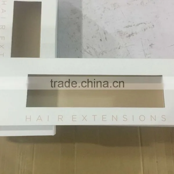 Paper,1200gsm Paper Board + 157gsm Art Paper Material and Handmade Feature Packaging Box for Hair Extension photo-4