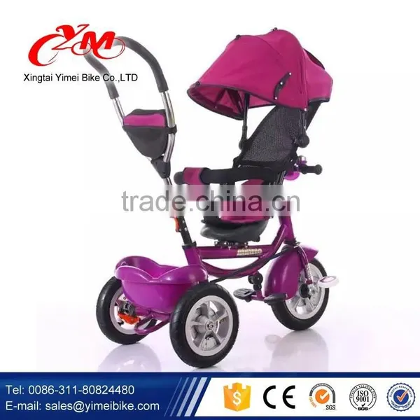 2016 the Best Baby Tricycle Riding /4 in 1 Tricycle for Kids / Luxury Metal Frame Price Children Tricycle