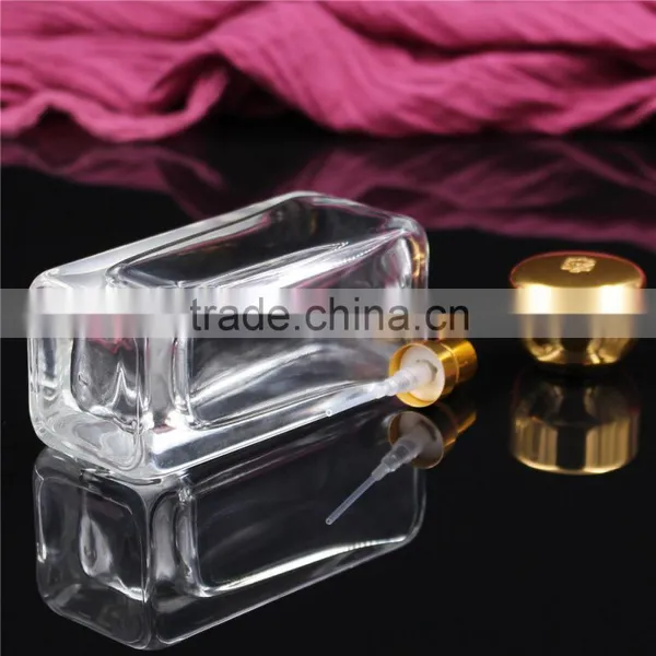 2016 New Products Wholesale 100ml Square Glass Spray Bottle Perfume Bottles photo-3