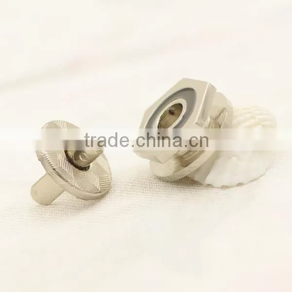 Hexagonal Metal Zinc Alloy Magnetic Button for Bag photo-3