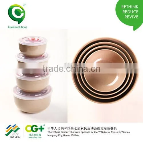 Cute Organic Healthy Rice Husk Noodle or Soup Bowl photo-2