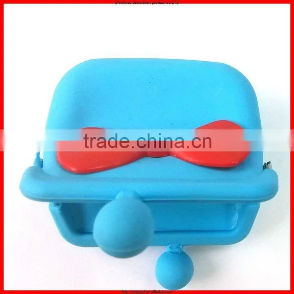 Candy Colors Funny Silicone Wallet,silicone Cosmetic Bag, Promotional Gift Small Plastic Coin Bag photo-2