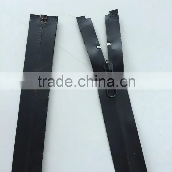 7# Open End Black Waterproof Zipper photo-2