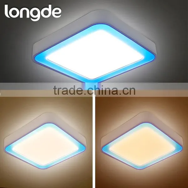 22W Dimming + CCT Adjustable +RGB Home Decorative LED Ceiling Light With 2.4GHz Remote Control